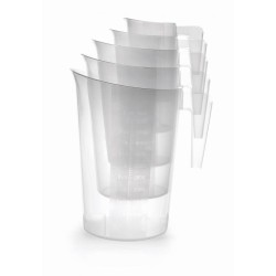 Комплект от 5 полипропиленови мерителни кани 0,5/1/2/3/5л - Lacor