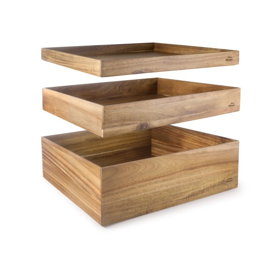 Дървена кутия за бюфет, GN 1/1, 53x32,5xh16,5см, Nord, стакабъл – Lacor