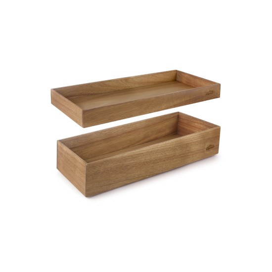 Дървена кутия за бюфет, GN 2/4, 53x16,2xh8,5см, Nord, стакабъл – Lacor