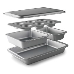 Комплект от 5 форми и тави за печене, въглеродна/карбонова стомана, DELIZE – Lacor