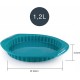 Силиконова форма за тарт, ф30см, h4,5см, 1,2л, кръгла, OCEAN, PLATINIUM – Lacor