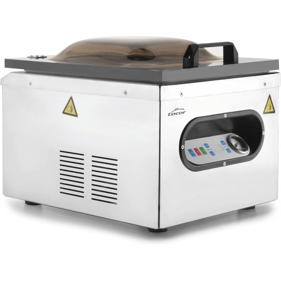 Професионален електрически уред за вакуумиране на храна, 220-240V, 50Hz, 630W, 0,9 bar, 83л/мин, 42x36x36,5см, 24,5кг - Lacor