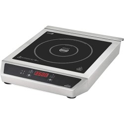 Професионален индукционен електрически плот / котлон, 220-240V, 50/60Hz, 3500W, 17 нива, 35°C - 240°C, 0 – 180мин, 34x43x12см, 7,35кг, CHEF – Lacor