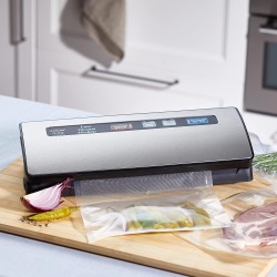 Електричеси уред за вакуумиране на храна, 220-240V, 50Hz, 120W, 0,4 - 0,8 bar, 9л/мин, 37x14,4x7,4см, 1,55кг, LUXE - Lacor