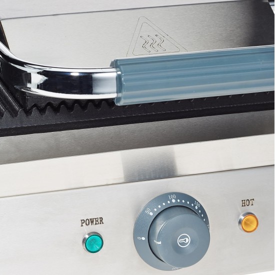 Електрически двоен грил, 220-240V, 50/60Hz, 4400W, 300°C / 572°F (max), 50°C / 122°F (min), 57x31x20см, 25кг, ABATIBLES – Lacor