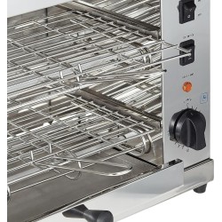Електрически хоризонтален тостер, двоен, 220-240V, 50/60Hz, 3150W, 9 лампи, 50x25x38см, 9,2кг – Lacor