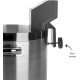Електрически професионален уред за нискотемпературно готвене / Sous Vide (су вид), 220-240V, 50/60Hz, 1500W, 6л/мин, 5 - 99°C, 40л, 14x14x33см, 1,93кг, PRO - Lacor