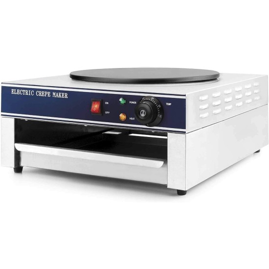 Електрически уред за приготвяне на палачинки / катми, 220-240V, 50/60Hz, 3000W, 50°C - 250°C, ф35см, 45x49x22,5см, 23кг – Lacor