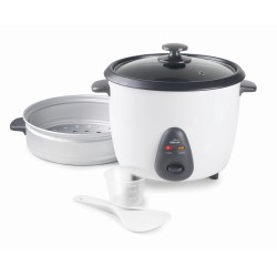 Електрически уред за варене на ориз, 220-240V, 50/60Hz, 700W, 1,8л, 32x28,5x30,5см, 2,3кг, бял - Lacor