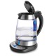 Електрическа стъклена кана, 220-240V, 50/60Hz, 2200W, 50 - 95°C, 1,7л, 23x23x32см, 1,9кг – Lacor