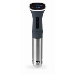 Електрически уред за нискотемпературно готвене / Sous Vide (су вид), 220-240V; 50/60Hz, 1200W, 20-90 °C (1 °C), 15л max, 10x37см, антацит, GOURMET - Lacor