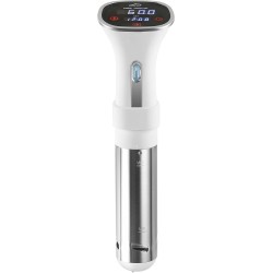 Електрически уред за нискотемпературно готвене / Sous Vide (су вид), 220-240V; 50/60Hz, 1200W, 20-90 °C (1 °C), 15л max, 10x37см, бял, GOURMET - Lacor