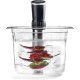 Електрически уред за нискотемпературно готвене / Sous Vide (су вид), 220-240V, 50/60Hz, 1200W, 4,5л/мин, 5°C-99°C, 30л, таймер до 99ч, 8x16x33см. 1,4кг, PRECISE - Lacor