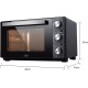 Електрическа фурна, 220-240V, 50/60Hz, 1650W, 70°C - 230°C, таймер: от 0 до 120мин,  28л, 48x30x40см, черна – Lacor