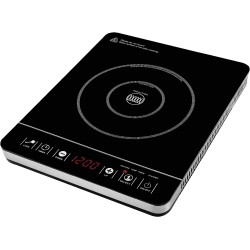 Индукционен електрически плот / котлон, 220-240V, 50/60Hz, 2000W, 8 нива, 0 – 180мин, 30x37x4,5см, 2,67кг, SLIM – Lacor
