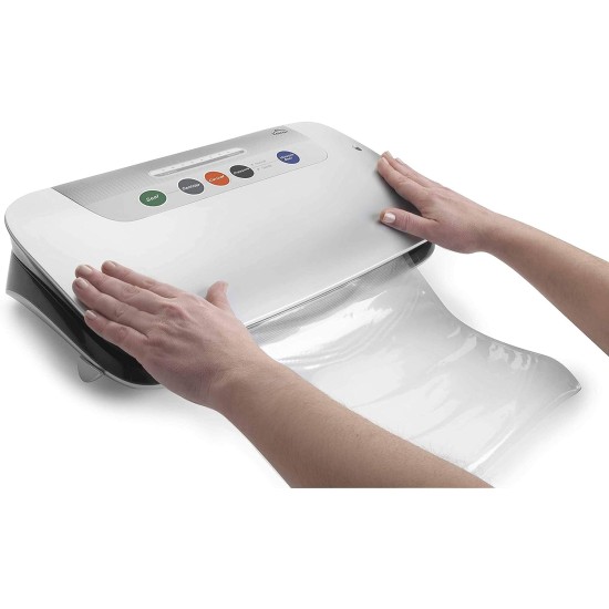 Електричеси уред за вакуумиране на храна, 220-240V, 50/60Hz, 120W, 0,6 - 0,8 bar, 12л/мин, 43,5x21x10см, 2,05кг, MAXI - Lacor