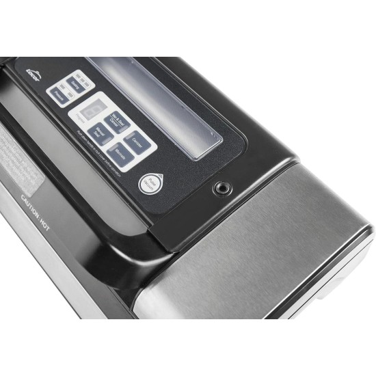 Електричеси уред за вакуумиране на храна, 220-240V, 50Hz, 130W, 0,9 bar, 20л/мин, 40x19,4x11см, 2,9кг, EFFICIENT - Lacor