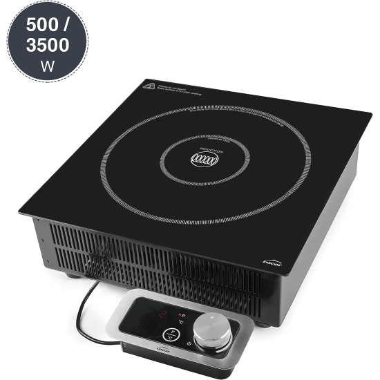 Индукционен електрически плот / котлон, 220-240V, 50/60Hz, 500-3500W, 10 нива, 36x38x12,5см, 6,8кг, PRO – Lacor