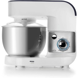 Електрически планетарен миксер, 220-240V, 50/60Hz, 600W, 6 скорости, 60 - 180 r.p.m., 4л, 35x22x30см, 4,4кг, GOURMET – Lacor