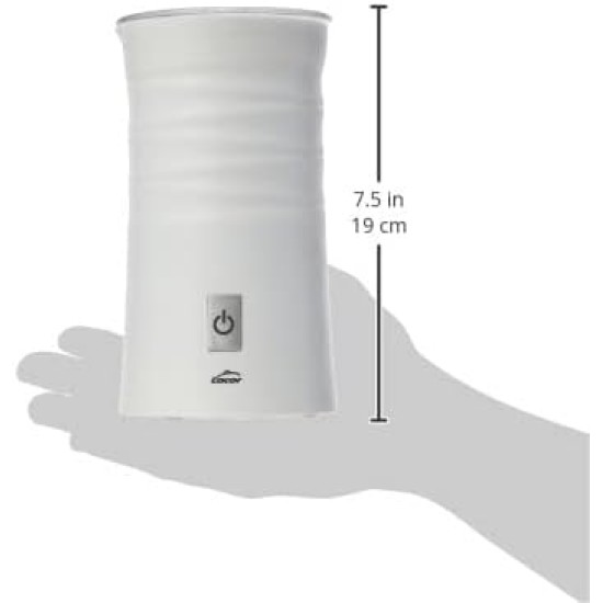 Електрически уред за разпенване на мляко, 220-240V, 50/60Hz, 240мл, 360°, ф10x21см, LATTE – Lacor