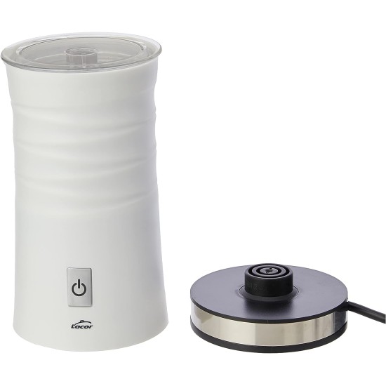 Електрически уред за разпенване на мляко, 220-240V, 50/60Hz, 240мл, 360°, ф10x21см, LATTE – Lacor