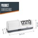 Електрическо точило за ножове, 3 в 1, 26,5x10,5xh9,5см, 18W, 2800 r.p.m., DREI - Lacor