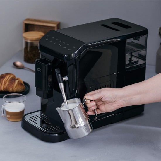 Електрическа автоматична кафемашина, 1350W, 1,5л, 180гр, 20 bar, 43x19x32см, Sabore – Lacor