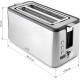 Електрически тостер с 2 слота, 220-240V, 50/60Hz, 1500W, 40,3x17,8x19см, 2,4кг, SMART - Lacor