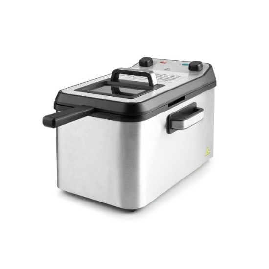 Електрически фритюрник, инокс, 3270W, 190° max, 4,2л, Intact – Lacor