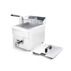 Електрически фритюрник с кранче за източване, 220-240V, 50Hz, 3500W, 60°C - 190°C, 8л, 29x56,7x41,5см, 12,6кг, INDUCCIÓN - Lacor