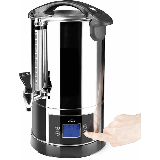 Електрически термо диспенсър за напитки 10л, 60-100 °C, 220-240V, 50-60Hz, 1500W, 28х48см – Lacor