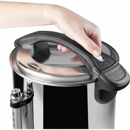 Електрически термо диспенсър за напитки, 220-240V, 50-60Hz, 1500W, 6л, 60°C - 100°C, 28x28x40см, 2кг – Lacor