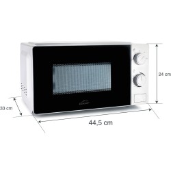 Микровълнова фурна, 700W, 20л, 44,5x33x24см, Lune – Lacor