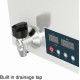 Електрически професионален уред за нискотемпературно готвене / Sous Vide (су вид) с кранче за източване, GN 1/1, 220-240V; 50/60Hz, 1600W, 4л/мин, 30°C - 99°C, 17л, 62,5x36x30см - Lacor