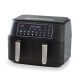 Уред за здравословно готвене / Air Fryer с 11 програми, 220-240V, 50/60Hz, 2400W, 45ºC - 200ºC, 1 - 60 мин, 2 x 4,5л, 41x33,5x31,5см, 7,5кг, DUPLOAIR – Lacor