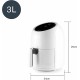 Уред за здравословно готвене / Air Fryer, 220-240V, 50/60Hz, 1000W, 40°C - 200°C, таймер: от 1 до 60мин, 3л, 34x25x33см, бял, VITALCOOK – Lacor