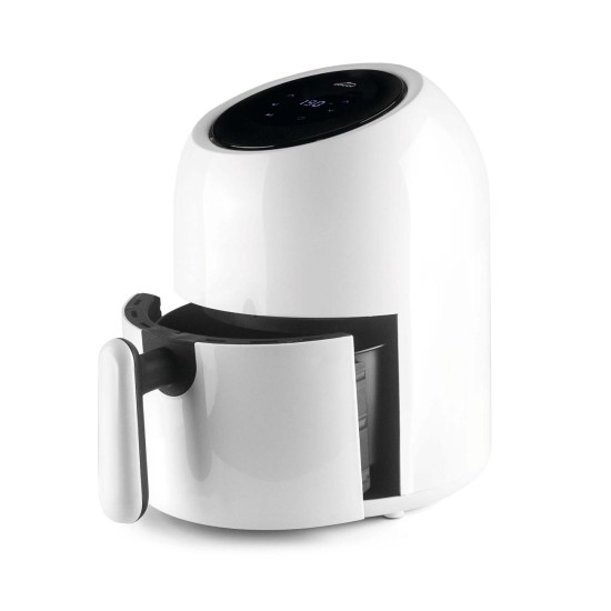 Уред за здравословно готвене / Air Fryer, 220-240V, 50/60Hz, 1000W, 40°C - 200°C, таймер: от 1 до 60мин, 3л, 34x25x33см, бял, VITALCOOK – Lacor