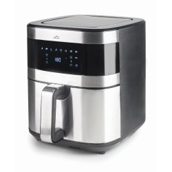 Уред за здравословно готвене / Air Fryer с 8 програми, 220-240V; 50/60Hz, 1500W, 40ºC - 250ºC,  5,5л, 41x30x34,5см, 5,4кг, EcoFry - Lacor