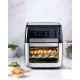 Уред за здравословно готвене / Air Fryer с 9 програми, 220-240V, 50/60Hz, 1700W, 40°C - 200°C, 1-60мин, 12л, 32,3x35,8x37,6см, 6,5кг, dAirePro - Lacor