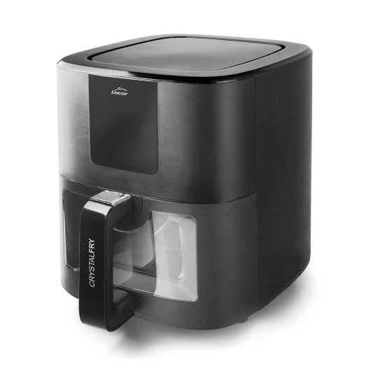 Уред за здравословно готвене / Air Fryer с 8 програми, 220-240V, 50/60Hz, 1700W, 40ºC - 200ºC, 1-60мин, 7л, 40,9x29,6x34,2см, 5,07кг, CrystalFry - Lacor