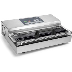 Професионален електрически уред за вакуумиране на храна, 20-240V, 50-60Hz, 700W, 0,9 bar, 16л/мин, 39x27,5x13см, 6,9кг - Lacor