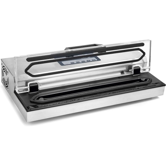 Професионален електрически уред за вакуумиране на храна, 20-240V, 50-60Hz, 650W, 0,9 bar, 16л/мин, 49x26x12,5см, 8,5кг - Lacor