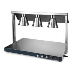 Карвинг стейшън с 3 лампи, 650W (3х250W), 40°C-90°C, 107x53x70см, 16,5кг – Lacor