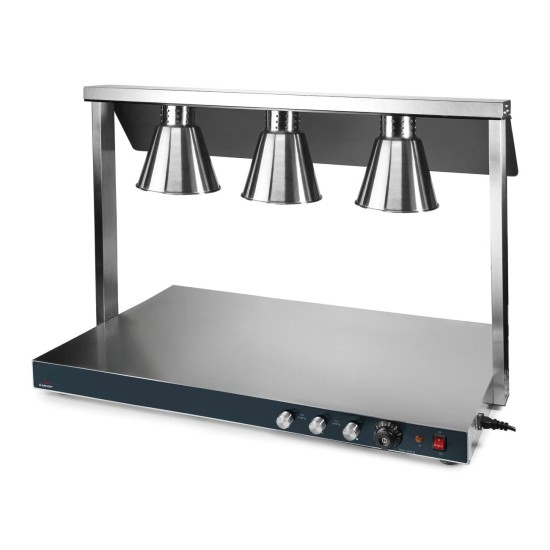 Карвинг стейшън с 3 лампи, 650W (3х250W), 40°C-90°C, 107x53x70см, 16,5кг – Lacor