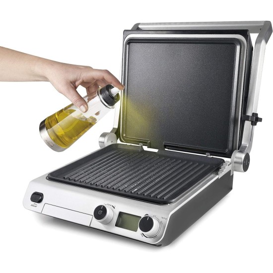 Електрически грил, 220-240V, 50/60Hz, 2000W, 0 - 230°C, 38x35x17см, 6кг, PRO – Lacor