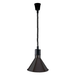 Отопляема лампа, черна, 220-240V, 50/60Hz, 275W, 27х27х35см, 1,6кг - Lacor
