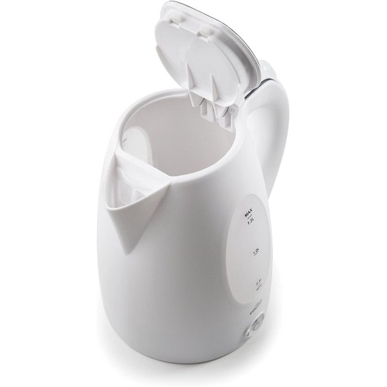 Електрическа кана за вода, бяла, 2200W, 1,30л., 20х15х21см, BPA FREE - Lacor
