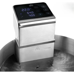 Електрически уред за нискотемпературно готвене / Sous Vide (су вид), 18/10, 2300W, 10л/мин, 5°C -95°C, 80л, 99 часа, Master – Lacor
