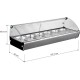 Електрическа топла витрина, 220-240V, 50Hz, 800W, 6 x GN 1/3, 30°C - 90°C, IPX4, 112,7x42x33,6см, 22кг, TÉRMICA – Lacor