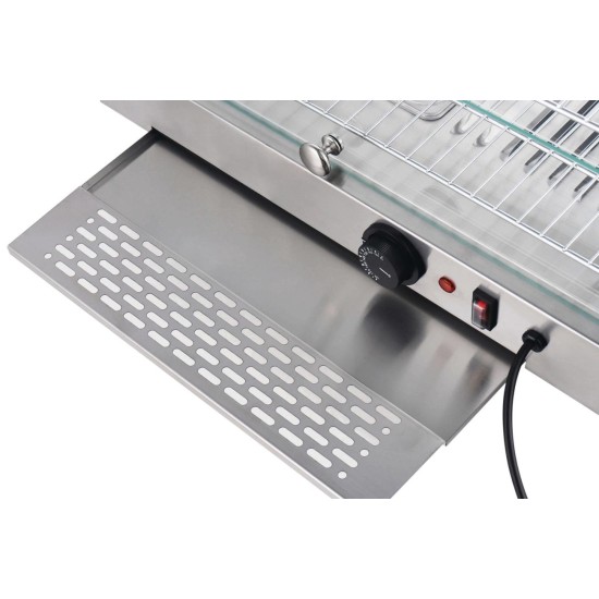 Електрическа топла витрина на 2 нива, 220-240V, 50Hz, 800W, 45л, 30ºC - 90°C, IPX4, 55,4x37,6x37,6см, 14,4кг, TÉRMICA – Lacor